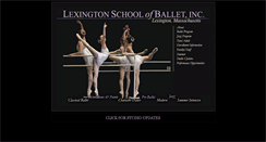 Desktop Screenshot of lexingtonschoolofballet.com